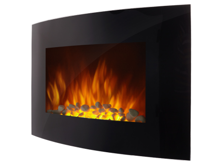 Электрокамин настенный Electrolux EFP/W-1200URLS Black