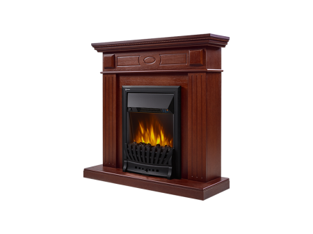 Портал для камина Firelight Bianco Classic шпон красное дерево