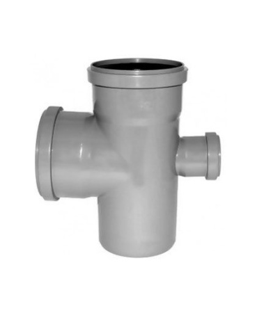 Крестовина канализационная одноплоскостная ПВХ 110x110x50 мм 87° Россия