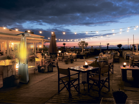 Газовый инфракрасный обогреватель Ballu BOGH-15E уличный каминного типа