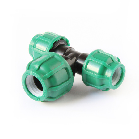 Тройник ПНД компрессионный переходной 25x32x25 Poelsan NEW (Турция)