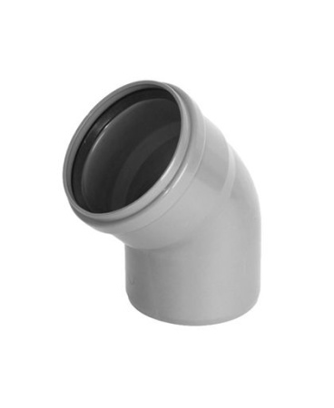 Отвод канализационный полипропилен 40 мм 45˚ Россия