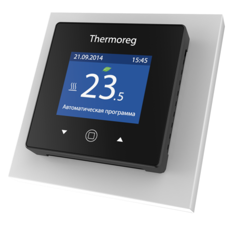 Терморегулятор Thermo Thermoreg TI-970 для теплого пола, черно-белый