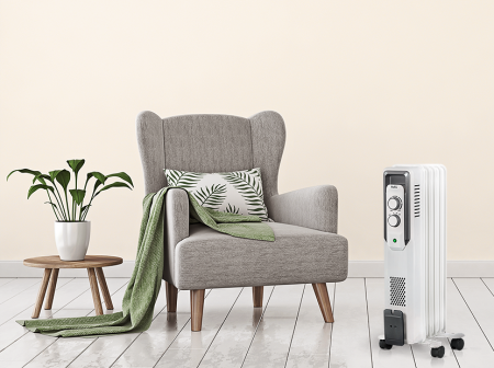 Масляный радиатор Ballu CUBE BOH/CB-05W 1000 (5 секций)