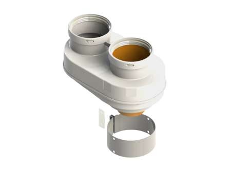 Адаптер разделительный моноблочный диам.80 (V) ROYAL THERMO RTF04.006