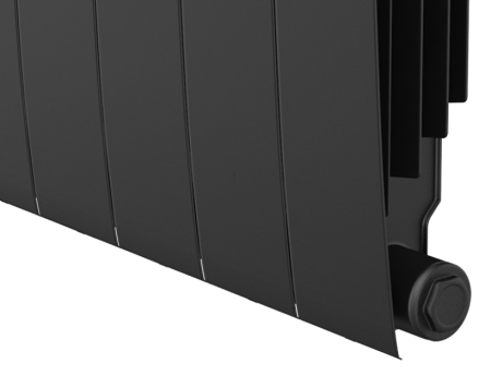 Биметаллический радиатор Royal Thermo Biliner 500 Noir Sable, 8 секций, боковое подключение Биметаллический радиатор Royal Thermo Biliner 500 Noir Sable, 8 секций, боковое подключение