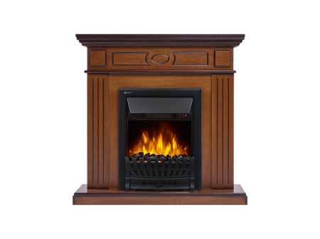 Портал для камина Firelight Bianco Classic шпон орех