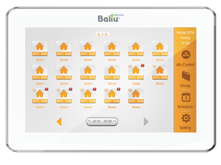 Пульт управления центральный BVRF-CE52