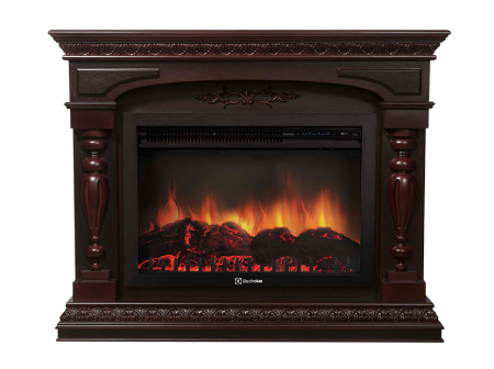 Портал для камина Firelight Perfetto R 30 шпон темный дуб