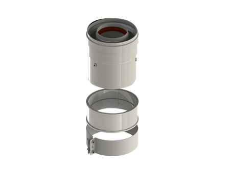 Адаптер вертикальный диам.60/100L (Bx) ROYAL THERMO RTF13.008