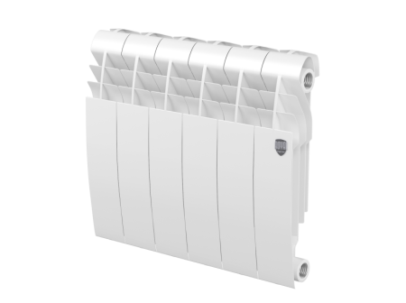 Биметаллический радиатор Royal Thermo Biliner 350 Bianco Traffico, 6 секций, боковое подключение