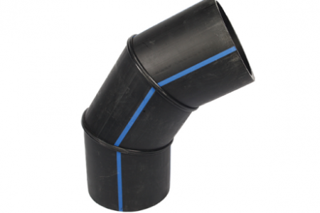 Отвод 60° сварной 3-сегмента D125 SDR 17 ПЭ100 Отвод 60° сварной 3-сегмента D125 SDR 17 ПЭ100