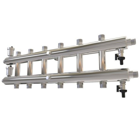 Распределительный коллектор Прокситерм 85 кВт 7 контуров НР 1 1/4" 125 мм