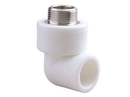 Угольник полипропиленовый PPR комбинированный НР 32х1" Россия Угольник полипропиленовый PPR комбинированный НР 32х1" Россия