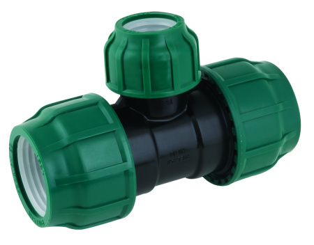 Тройник ПНД компрессионный переходной 32x25x32 Poelsan (Турция)