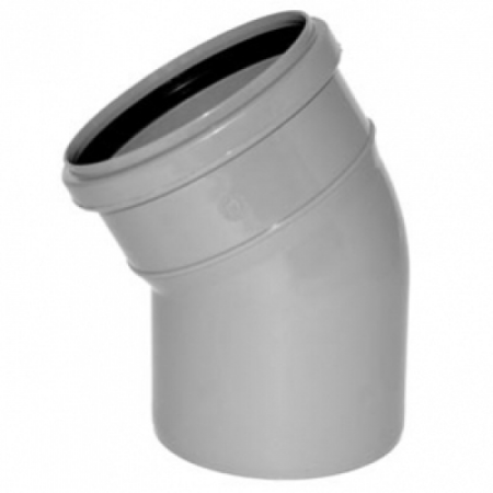 Отвод канализационный полипропилен 110 мм 30˚ Россия