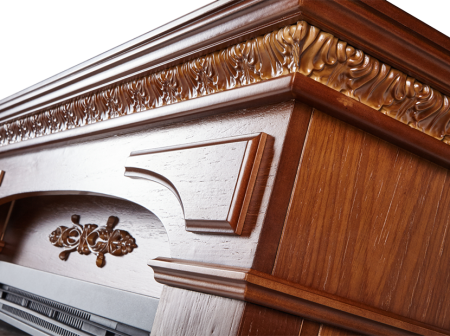 Портал для камина Firelight Perfetto R 30 шпон дуба