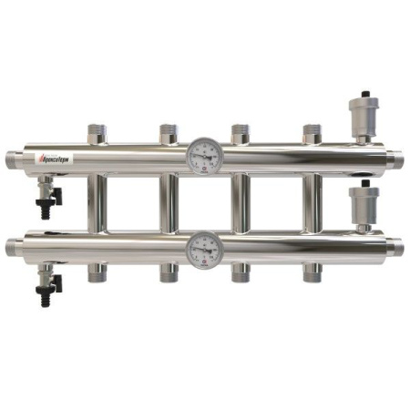 Распределительный коллектор Прокситерм 85 кВт 5 контуров НР 1 1/4" 125 мм