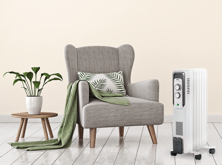 Масляный радиатор Ballu CUBE BOH/CB-07W 1500 (7 секций)