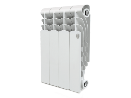 Алюминиевый радиатор Royal Thermo Revolution 350 мм, 4 секции, боковое подключение