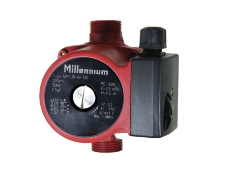 Циркуляционный насос Millennium MPS 20-60 (130мм) Циркуляционный насос Millennium MPS 20-60 (130мм)