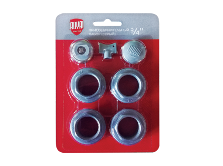 Набор присоединительный Royal Thermo 3/4'' silver Набор присоединительный Royal Thermo 3/4'' silver
