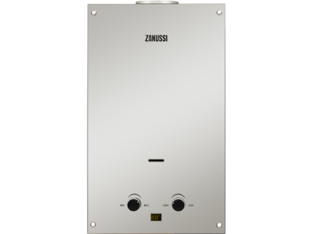Газовый водонагреватель проточный Zanussi GWH 10 Fonte Glass Mirror