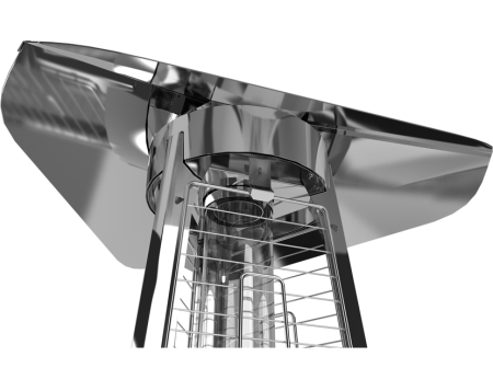 Газовый инфракрасный обогреватель Ballu BOGH-14 E уличный каминного типа