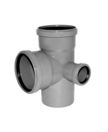 Крестовина канализационная двухплоскостная ПП 110х110х50 мм 87,5˚ правая Россия