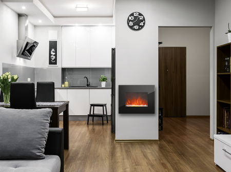 Электрокамин настенный Electrolux EFP/W-1100ULS Black