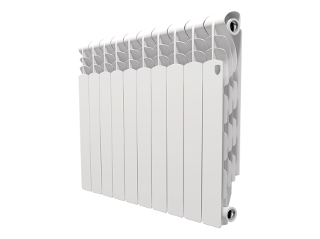 Алюминиевый радиатор Royal Thermo Revolution 500 мм, 10 секций, боковое подключение