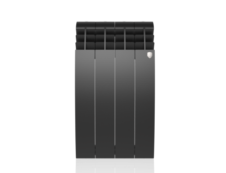 Биметаллический радиатор Royal Thermo Biliner 500 Noir Sable, 4 секции, боковое подключение