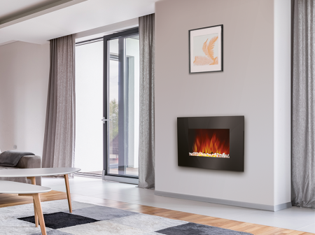 Электрокамин настенный Electrolux EFP/W-1250ULS Black