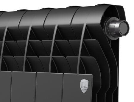 Биметаллический радиатор Royal Thermo Biliner 500 Noir Sable, 8 секций, боковое подключение Биметаллический радиатор Royal Thermo Biliner 500 Noir Sable, 8 секций, боковое подключение