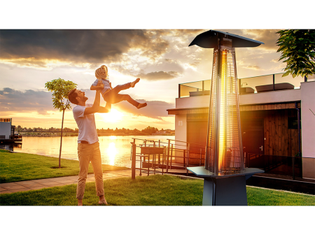 Газовый инфракрасный обогреватель Ballu BOGH-15 уличный каминного типа