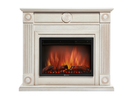 Портал для камина Firelight Frame 30 шпон белёный дуб