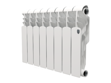 Биметаллический радиатор Royal Thermo Vittoria 350, 8 секций, боковое подключение