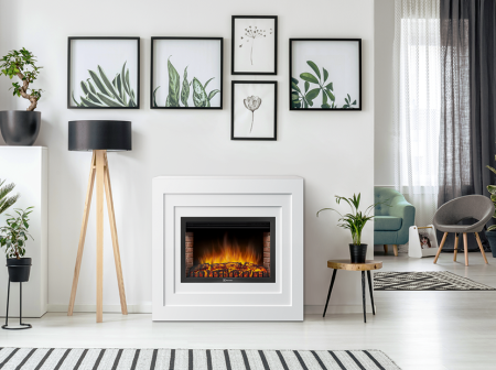 Портал для камина Firelight Cubo 30 белый