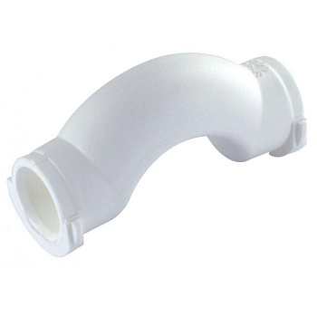 Обвод полипропиленовый PP-R короткий с раструбом 20 Россия, белый