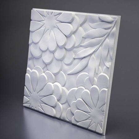 М-0042 Дизайнерская 3D панель из гипса Artpole Design Flora М-0042 Дизайнерская 3D панель из гипса Artpole Design Flora