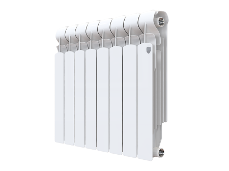 Биметаллический радиатор Royal Thermo Indigo Super 500, 8 секций, боковое подключение