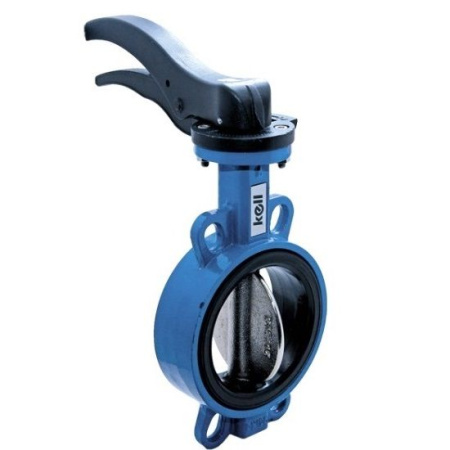 Затвор дисковый поворотный межфланцевый чугун DN-50 PN 16 Kell (Англия)