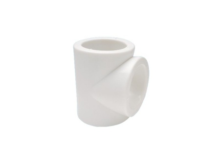Тройник полипропиленовый равносторонний PP-R 20 мм PN25 Россия, белый Тройник полипропиленовый равносторонний PP-R 20 мм PN25 Россия, белый