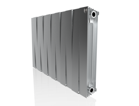 Биметаллический радиатор Royal Thermo PianoForte 500 new Silver Satin, 12 секций, боковое подключение Биметаллический радиатор Royal Thermo PianoForte 500 new Silver Satin, 12 секций, боковое подключение