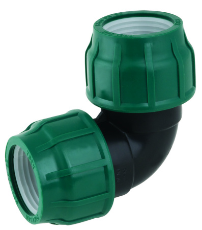 Отвод ПНД компрессионный соединительный 110 Poelsan (Турция)