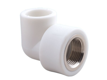 Угольник полипропиленовый PPR комбинированный ВР 25х1/2" Россия