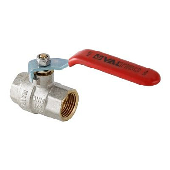 Кран шаровой латунь 1 1/2" Valtec Base ВР-ВР, ручка-рычаг, никелированный полнопроходной Кран шаровой латунь 1 1/2" Valtec Base ВР-ВР, ручка-рычаг, никелированный полнопроходной