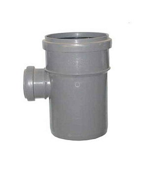 Тройник канализационный полипропилен 50 х 40 мм 87,5° Россия