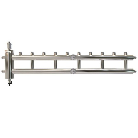 Коллектор с гидрострелкой распределительный Прокситерм 85 кВт 5+1 контура НР 1 1/4"