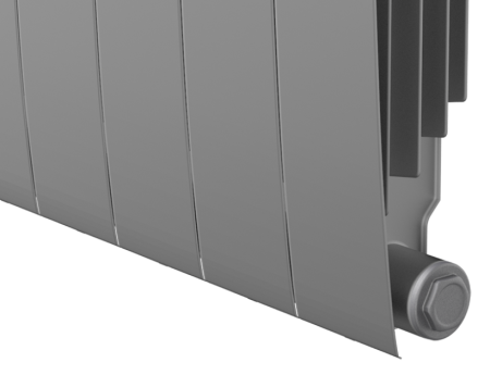 Биметаллический радиатор Royal Thermo Biliner 500 Silver Satin, 4 секции, боковое подключение Биметаллический радиатор Royal Thermo Biliner 500 Silver Satin, 4 секции, боковое подключение